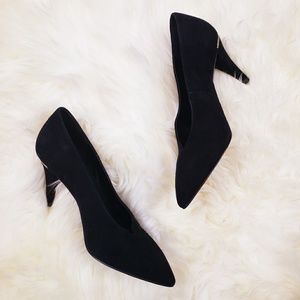 Michael Kors Black Mid Heel Pumps